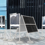 wystawy zasilane energią słoneczną